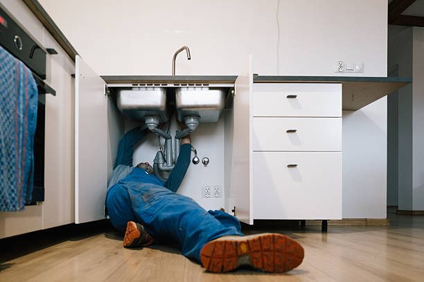 Professional Emergency Plumber technician working in Worcester, NY